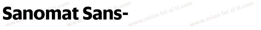 Sanomat Sans字体转换